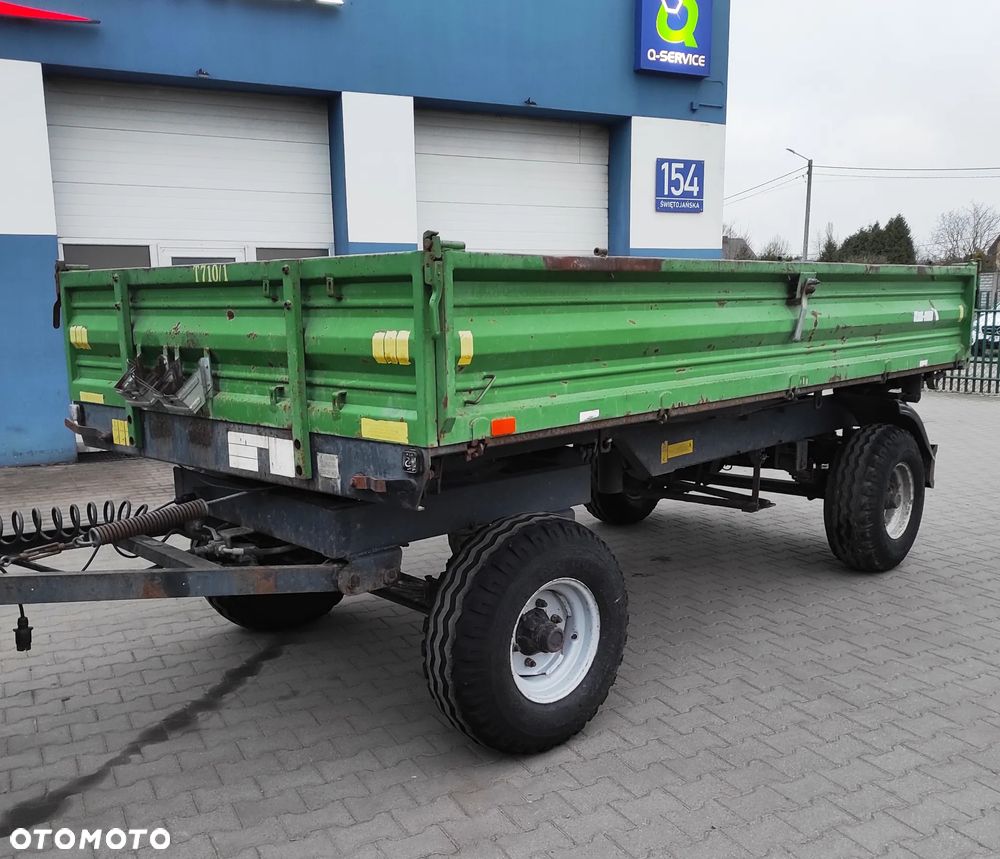 Metal-Fach T710/1 Przyczepa rolnicza Wywrotka 3 strony 6 ton 2011 R - 1