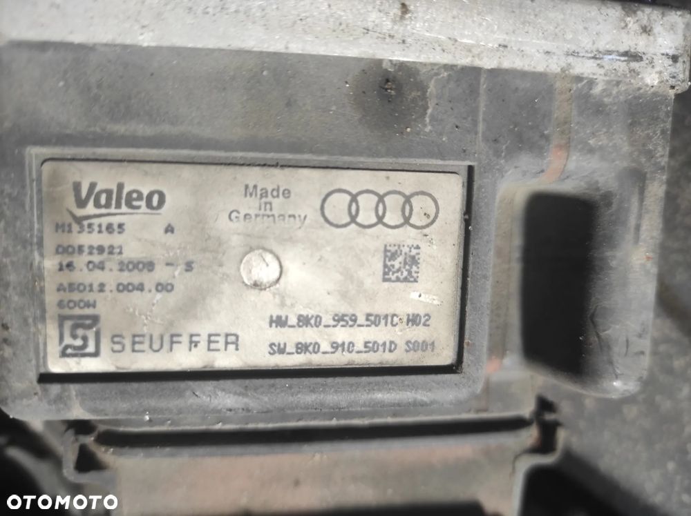 WENTYLATOR WENTYLATORY CHŁODNICY AUDI A4 B8 A5 8T 8K0959501C 8K0910501D SPRAWNE GWARANCJA WYSYŁKA !!! - 3