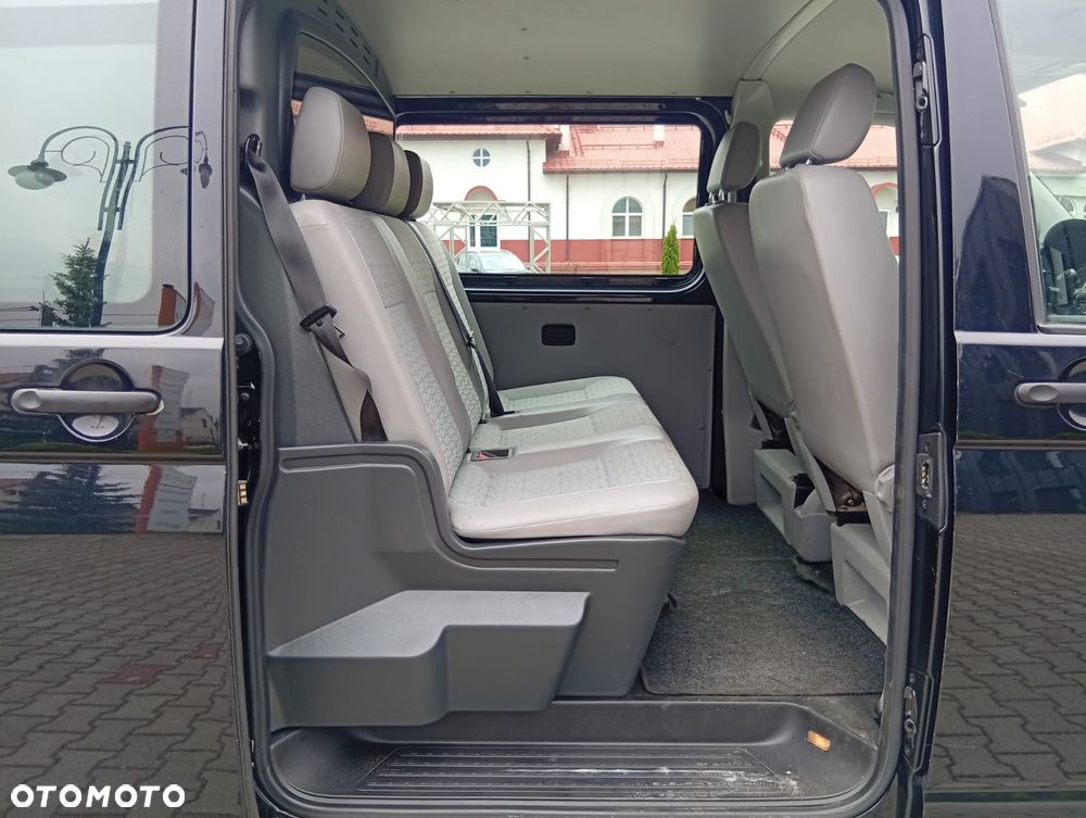 Volkswagen TRANSPORTER T5 LIFT L2H1 Long Klima Elektryka Navi Dubel Kabina Brygadówka - 11