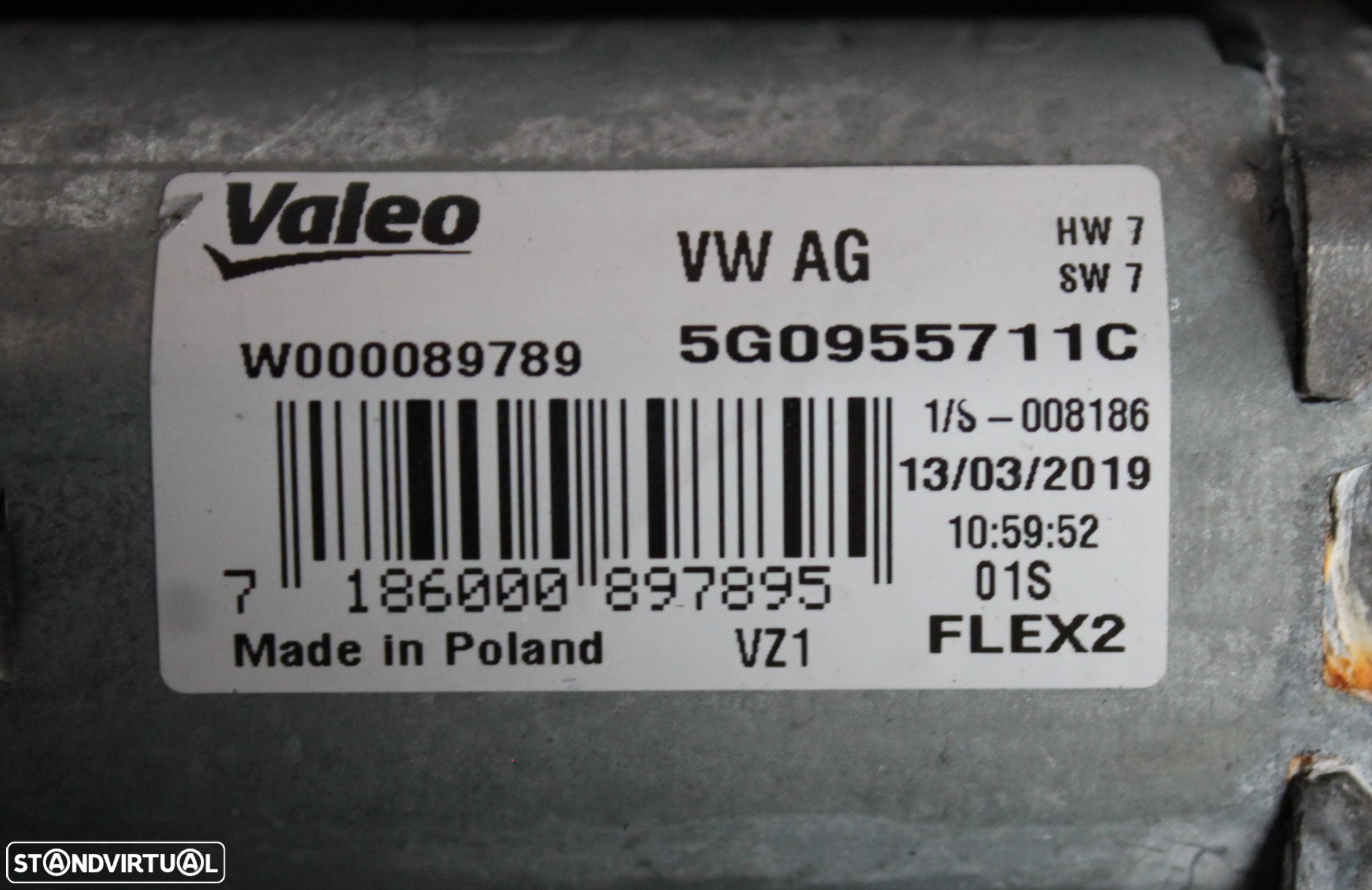MOTOR LIMPA VIDRO TRASEIRO VW GOLF VII - 4