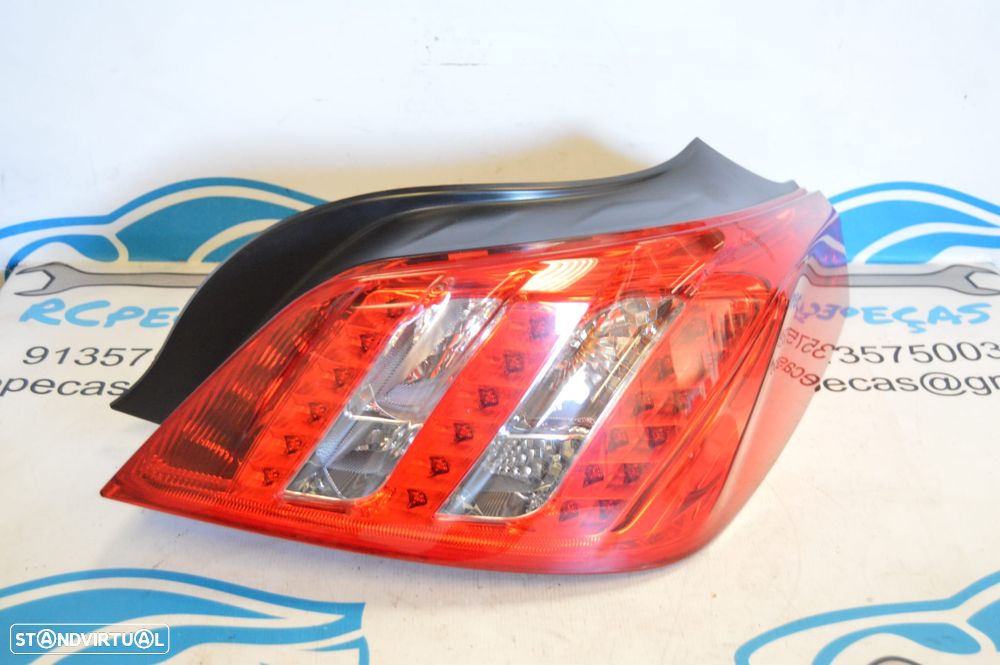 FAROLIM FAROLINS TRASEIRO TRÁS DIREITO ORIGINAL 9686293680A 9686293680 PEUGEOT 508 I 1 MK1 8D 2.0 HDI 163CV RH01 - 2