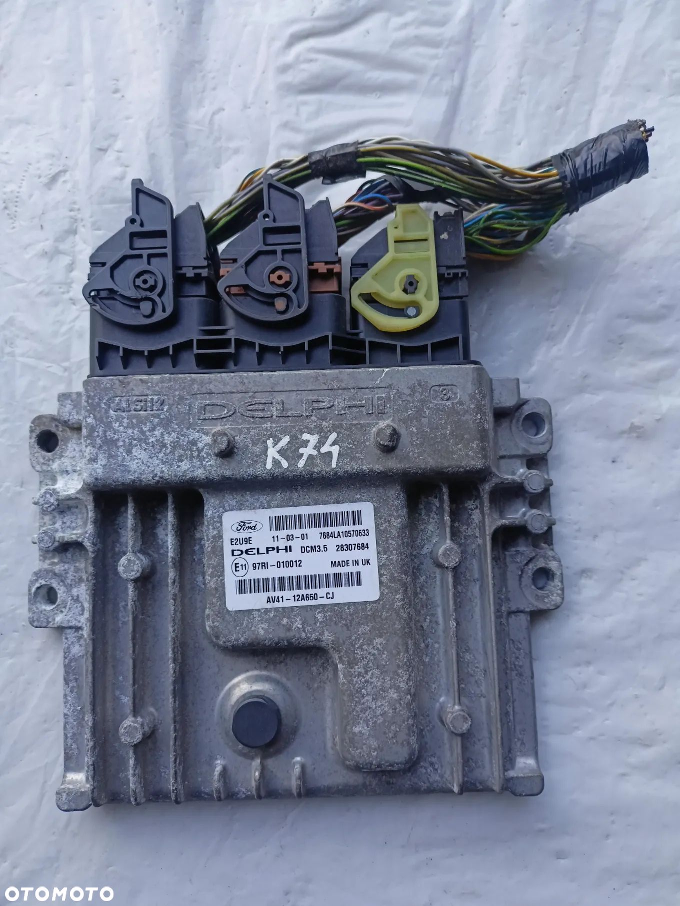 STEROWNIK KOMPUTER SILNIKA KUGA MK1 2.0 TDCI AV41-12A650-CJ - 1