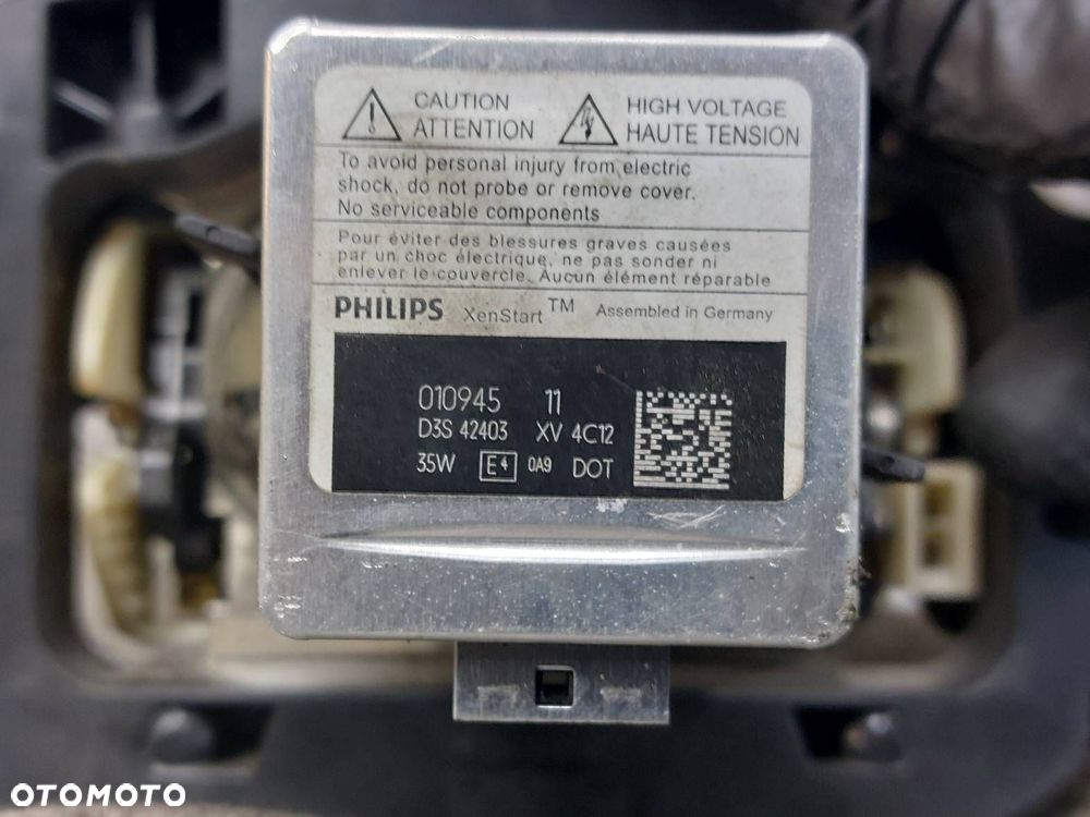 SOCZEWKA + ŻARNIK LAMPY PRAWY PRZÓD AUDI A5 8T EU D3S 42403 - 5