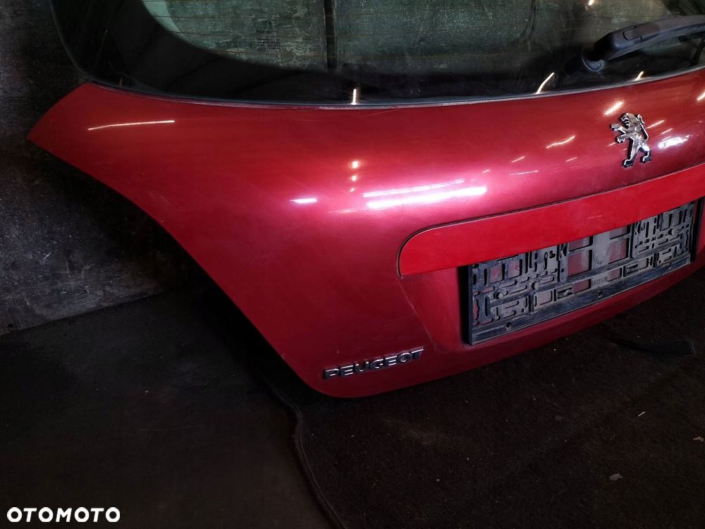 KOMPLETNY TYŁ KLAPA BAGAŻNIKA ZDERZAK TYŁ LAMPY PEUGEOT 207 I EKQD - 13