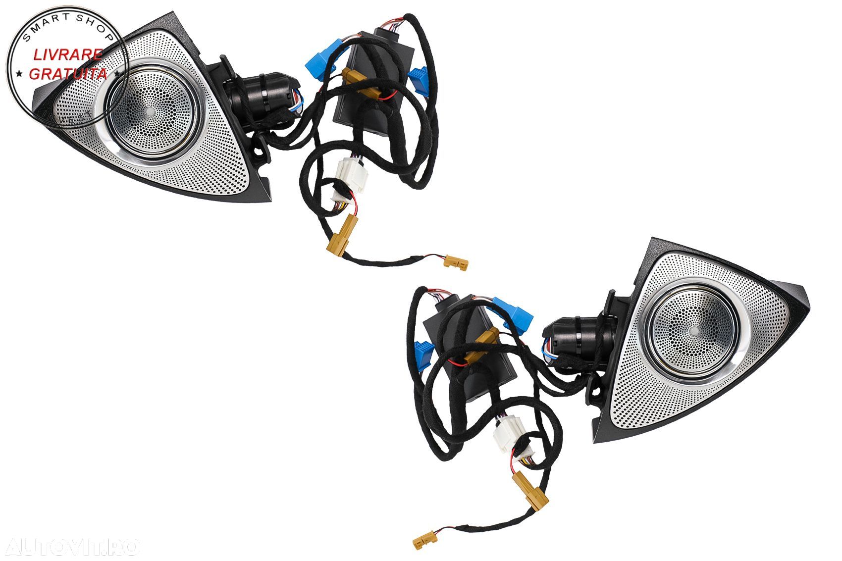 Tweeter LED rotativ cu 3 culori Mercedes C-Class W205 C205 S205 (2014-2018)- livrare gratuita - 1