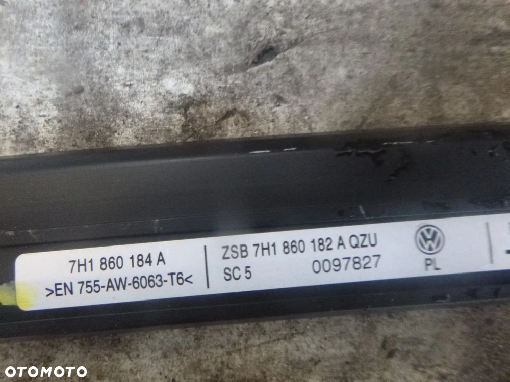 volkswagen transporter t5 krótki reling dachowy listwa dachowa - 2