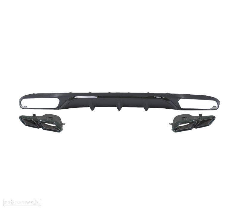 DIFUSOR MERCEDES W213 16-20 LOOK E63 + PONTEIRAS ESCAPE - 2