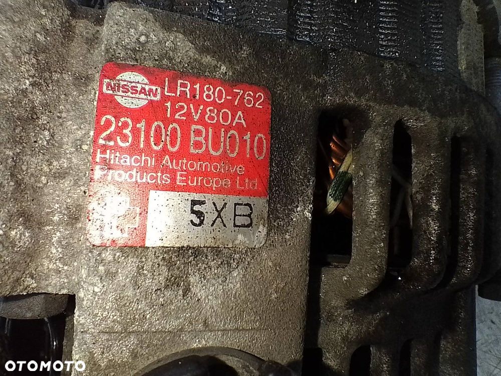 ALTERNATOR NISSAN PRIMERA P12 23100BU010   LR180-762 1.6 16V - 2