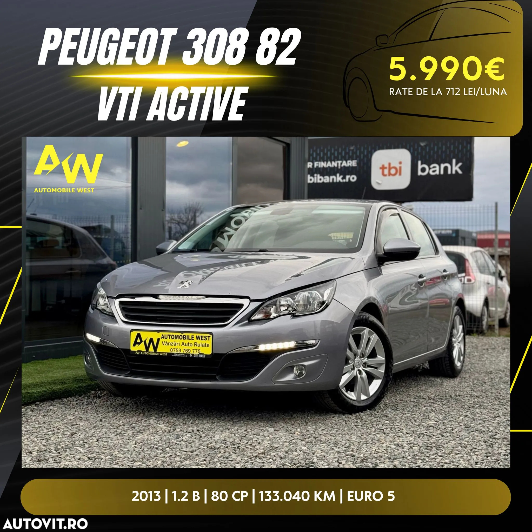 Peugeot 308 82 VTi Active - 2