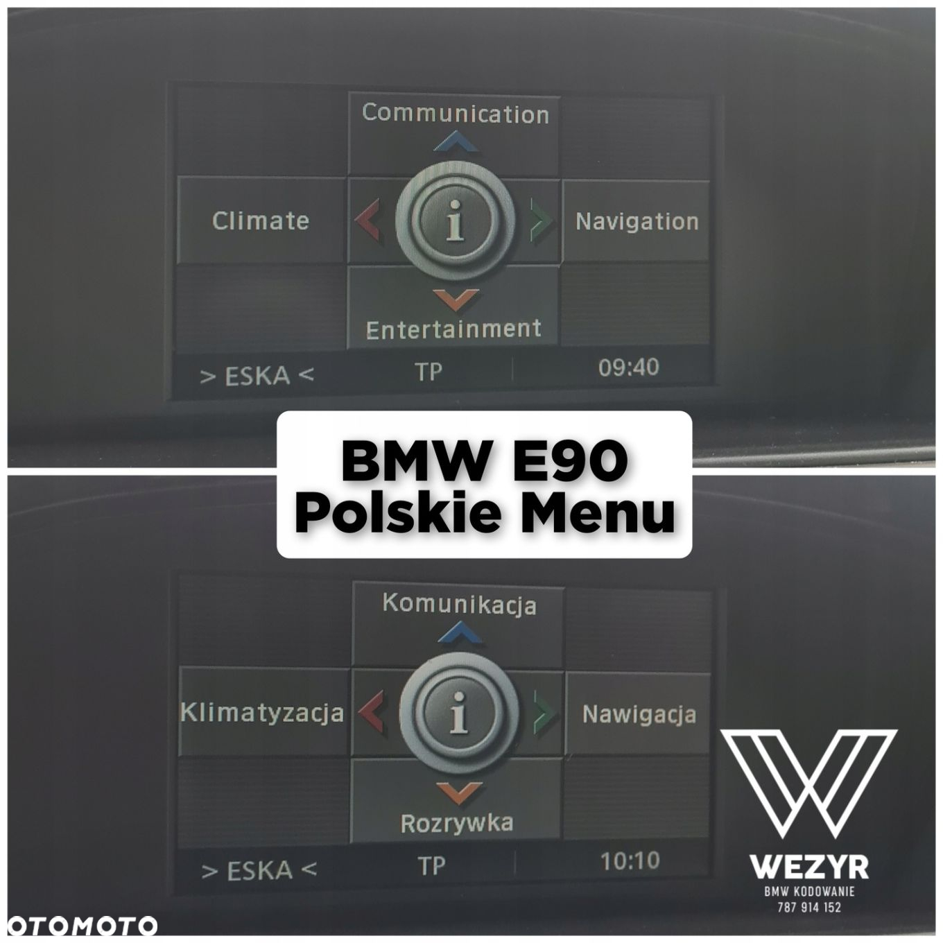 POLSKIE MENU BMW CIC CCC EVO NBT PL SPOLSZCZENIE - 4