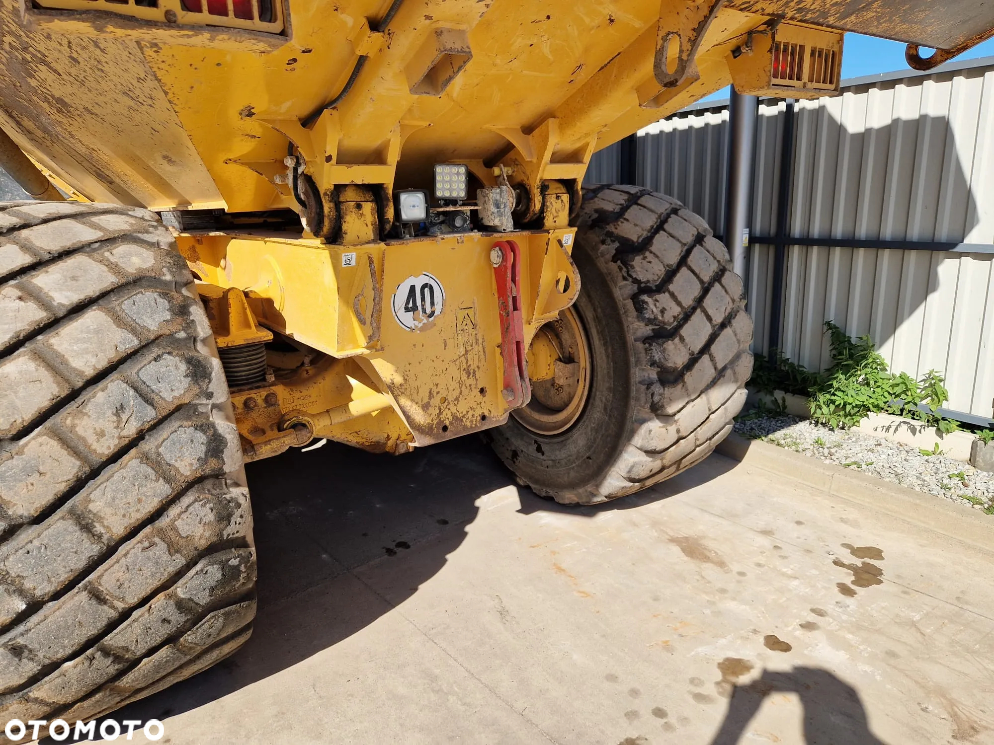 Volvo A30F * szerokie opony * burta tył * - 7