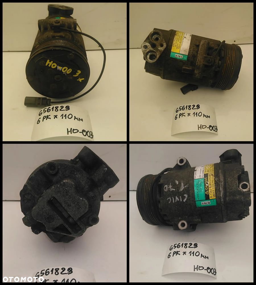 HONDA JAGUAR LAND ROVER RANGE ROVER SPRĘŻARKA KOMPRESOR KLIMATYZACJI - 6