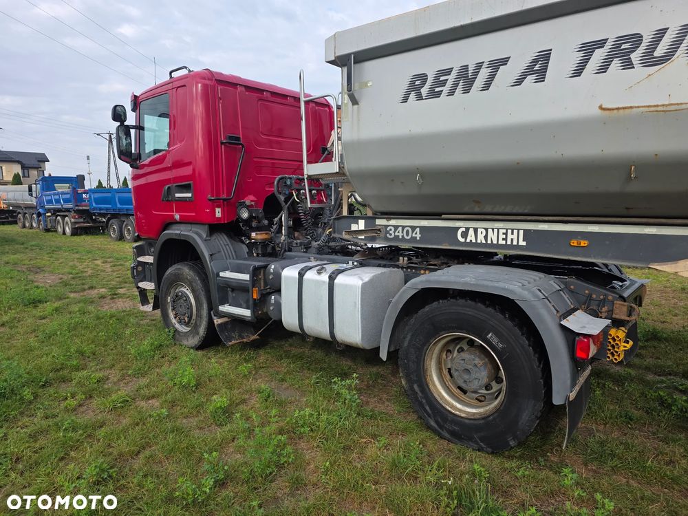 Scania G 410 4x4 + Carnhel Stalowa 26m3  z Niemiec - 11