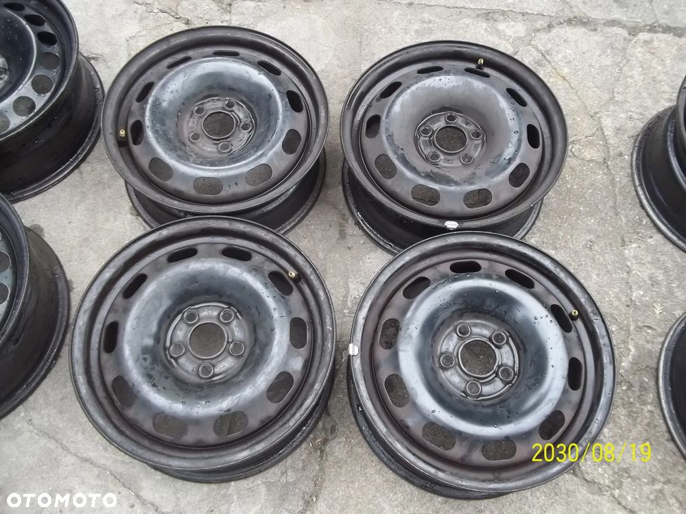 5x100 VW Kpl. Felg stalowych 15" Poznań.