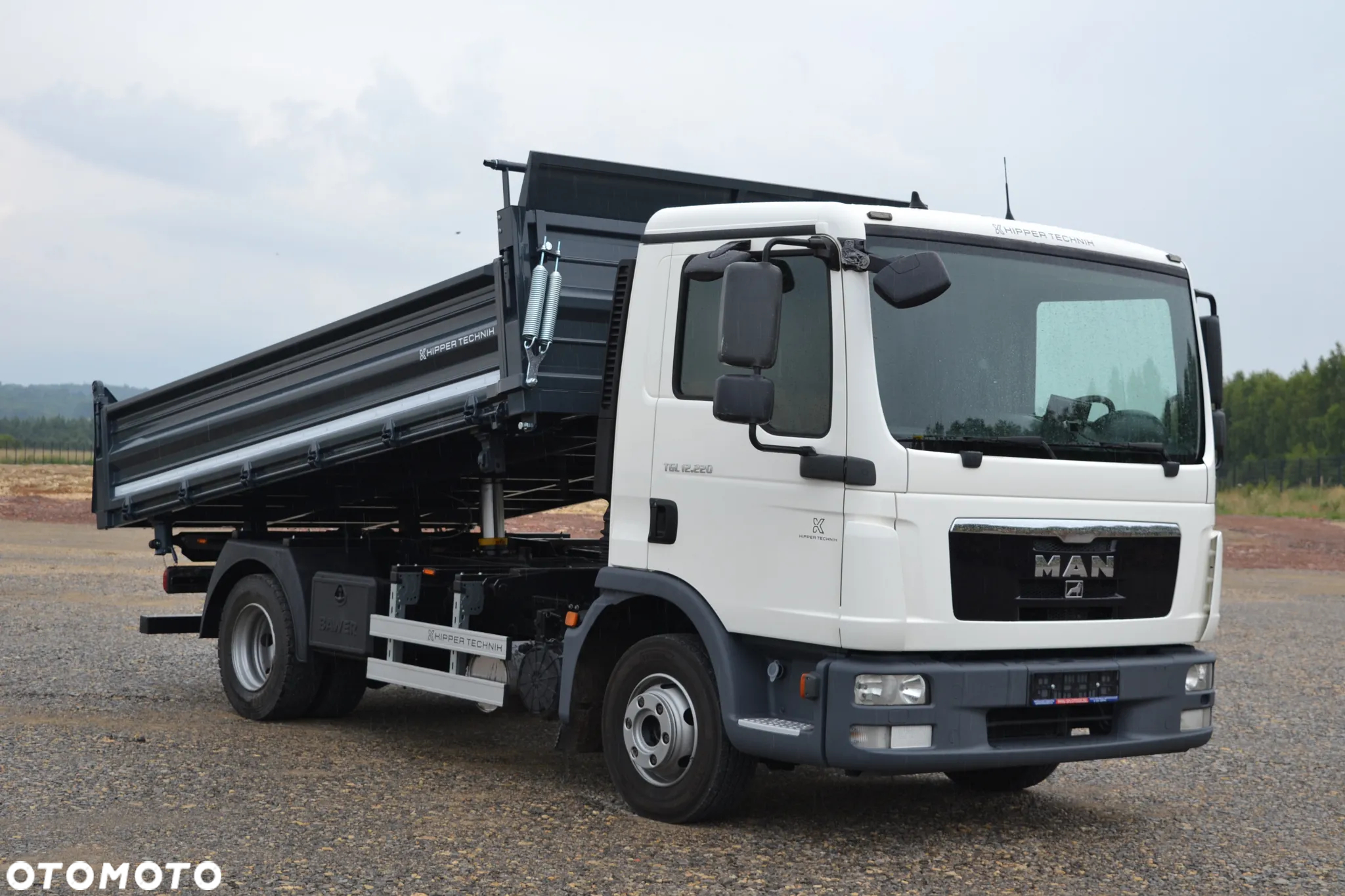 MAN TGL 12.220 Nowy 3-stronny WYWROT Kiper Wywrotka Blokada mostu Klimatyzacja MANUAL - 12