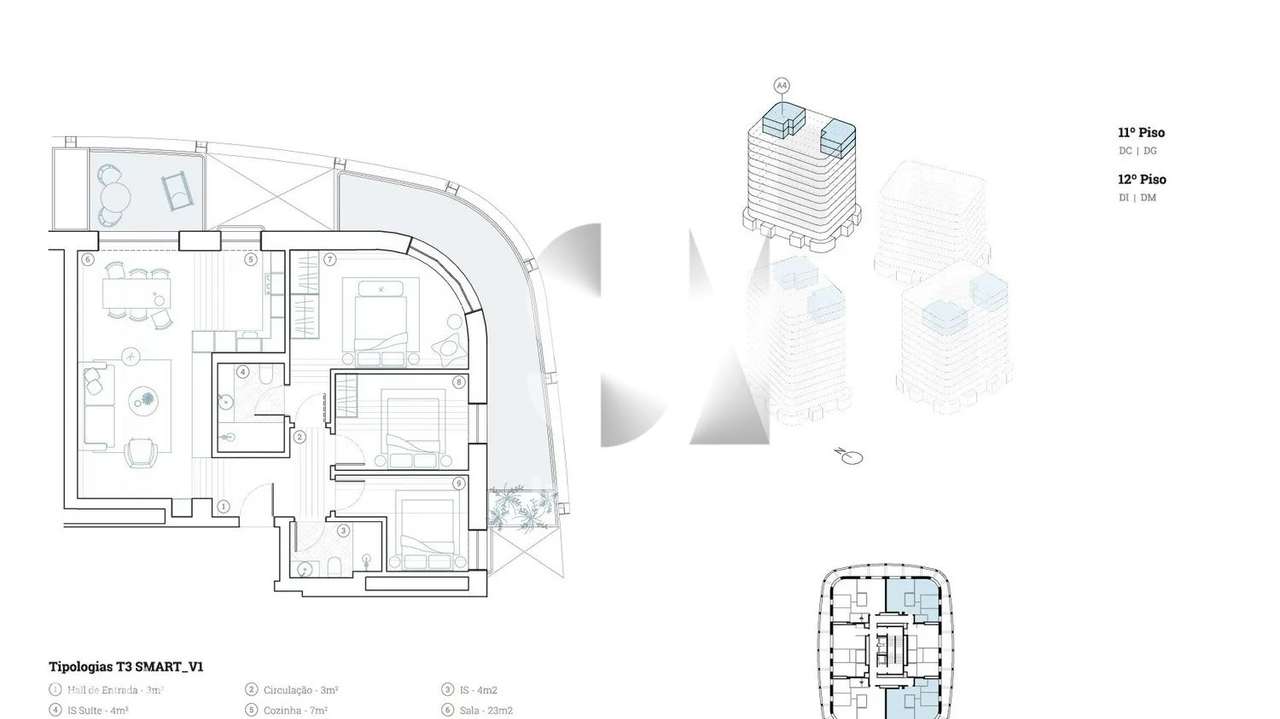 T3 Smart – Lake Towers - Grande imagem: 2/8