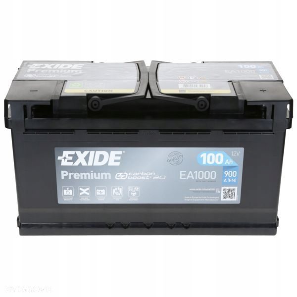 Akumulator Exide Premium 100Ah 1000A EA1000 P - 2