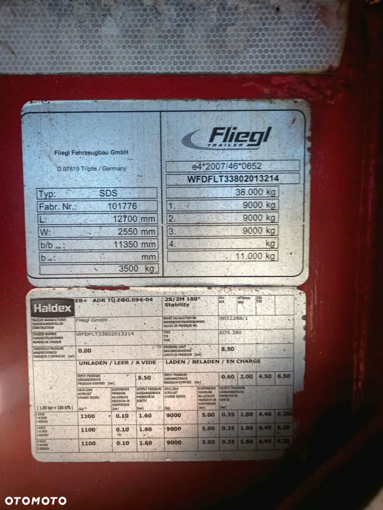 Fliegl SDS 01 Naczepa z agregatem pod kontenery 40- stopowe - 16