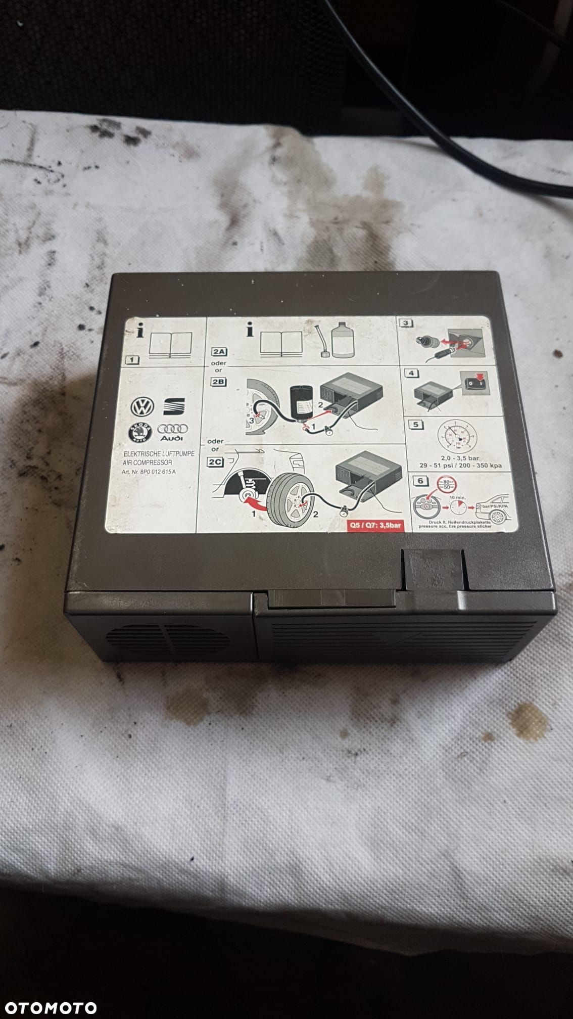 Kompresor pompka Audi VW Skoda Seat 8P0012615A - 1