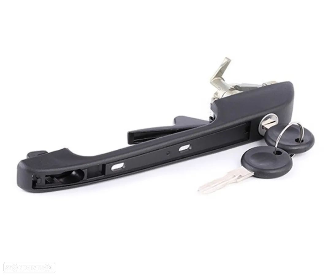 Puxador porta exterior Volkswagen Golf 1 2 Jetta Passat B2 - Frente Direito + chaves - 1