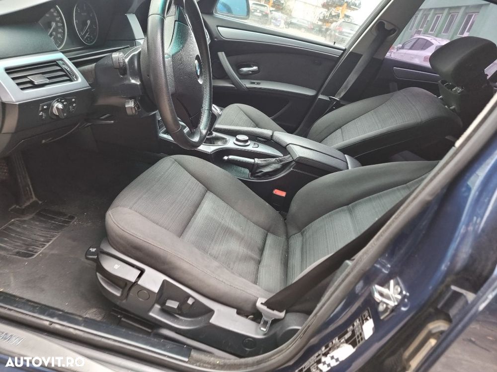scaune fata incalzite bancheta spate ,calaret etrier brat fuzeta BMW seria 5 e60 motor 2.0d dezmembrez - 6