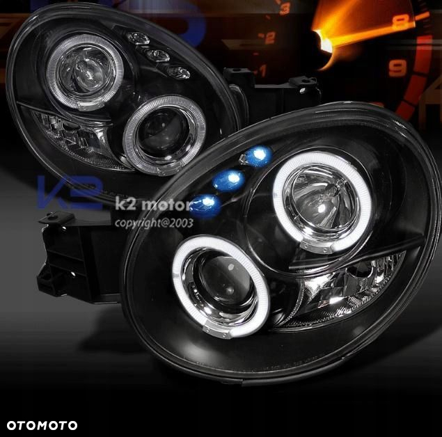 Reflektory Lampy kpl Ringi Angel Eyes Led Subaru Impreza II 2 gg gd 2000-02 - 2