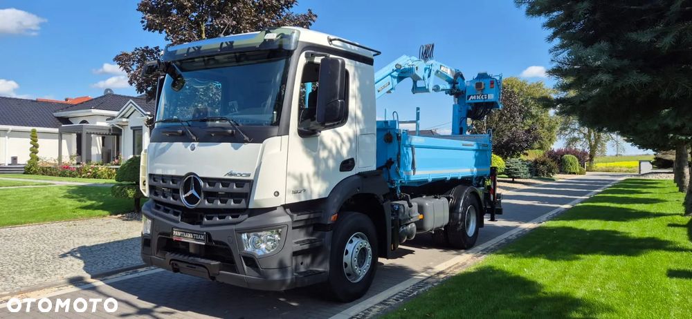 Mercedes-Benz AROCS 1827///* 2018///* PRZEB 41 TYŚ///* HDS///* WYWROTKA///* ROTATOR///* 18000KG///* ŁYŻKA///* STAN JAK NOWY - 2
