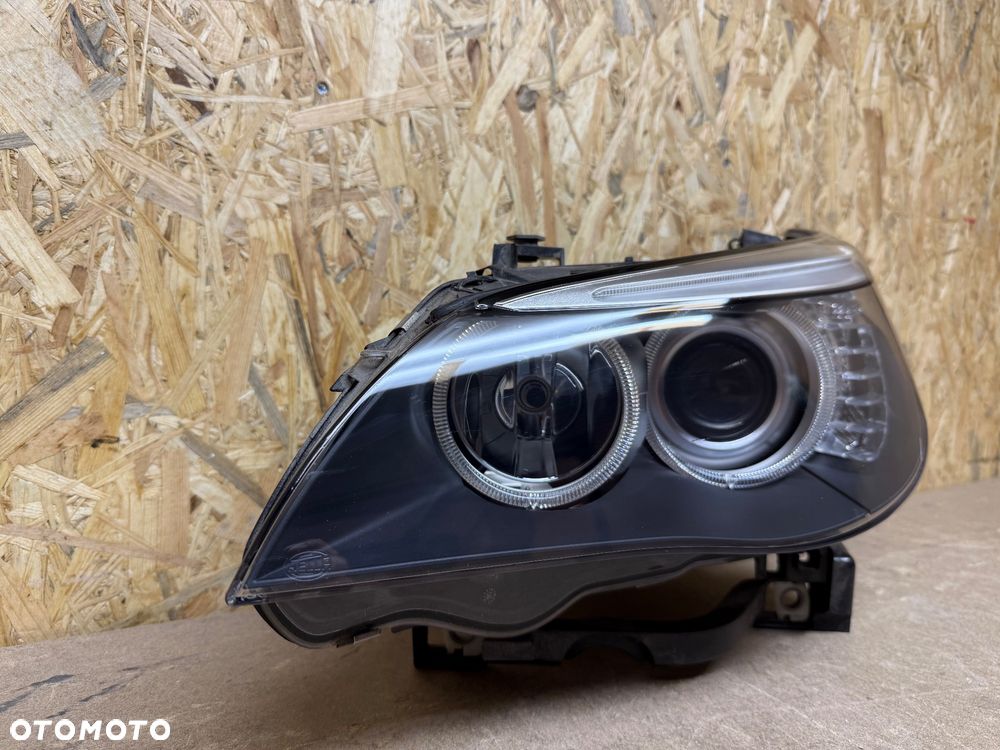 LAMPA LEWA PRZÓD REFLEKTOR LEWY PRZÓD BMW 5 E60 LCI LIFT ZWYKŁA SOCZEWKA H7 7177727 - 17