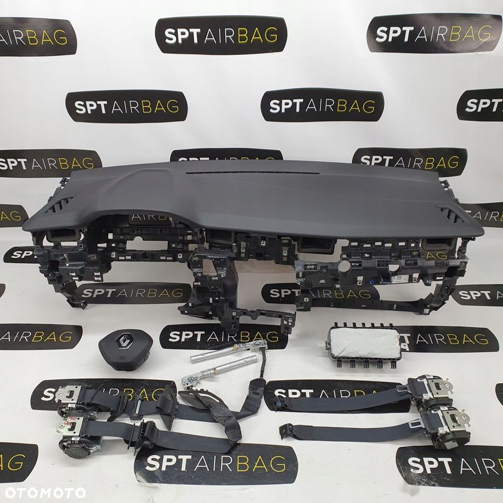 RENAULT CAPTUR II DESKA ROZDZIELCZA KONSOLA KOKPIT PULPIT PODUSZKI AIRBAG AIR BAG PASY KIT SET - 1