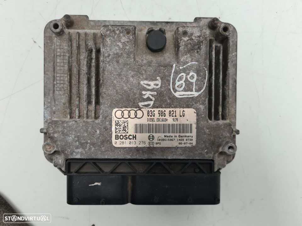 CENTRALINA ECU MOTOR AUDI A3 8P SPORTBACK 2.0 TDI 16V 140CV BKD 03G906021LG 0281013276 03G906021 - 2