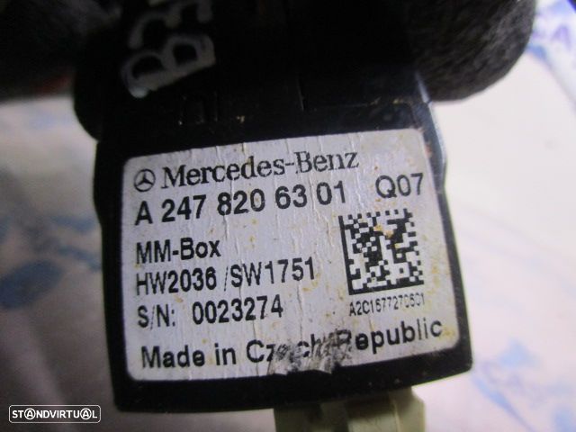 Modulo A2478206301 MERCEDES EQB X243 2022 350 292CV 5P PRETO AUX E USB - 4