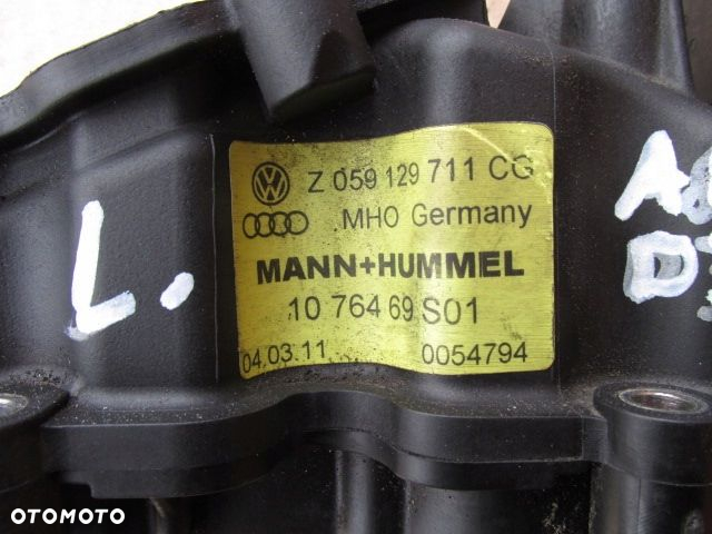 Audi A8 D3 3.0 tdi Kolektor ssący lewy 059129711CG  Nastawnik 059129086M - 7
