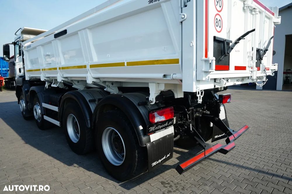 MAN TGS 35.420 / 8X4 / BASCULATOR 2 LATURĂ / MEILLER KIPPER / HYDROBRA / AUTOMAT / EURO 6 - 17