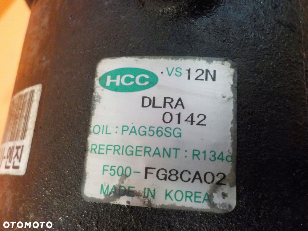 SOUL i30 CEED 1.6 CRDI 10r 128KM D4FB sprezarka klimatyzacji F500-FG8CA02 - 5