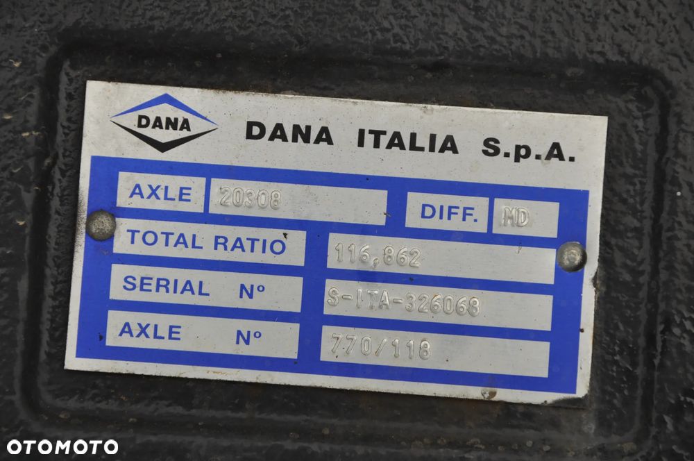 MOST ZWOLNICA DYFERENCJAŁ PRZÓD DEUTZ FAHR 9340 TTV NR S-ITA-326068 NOWY !!! - 7