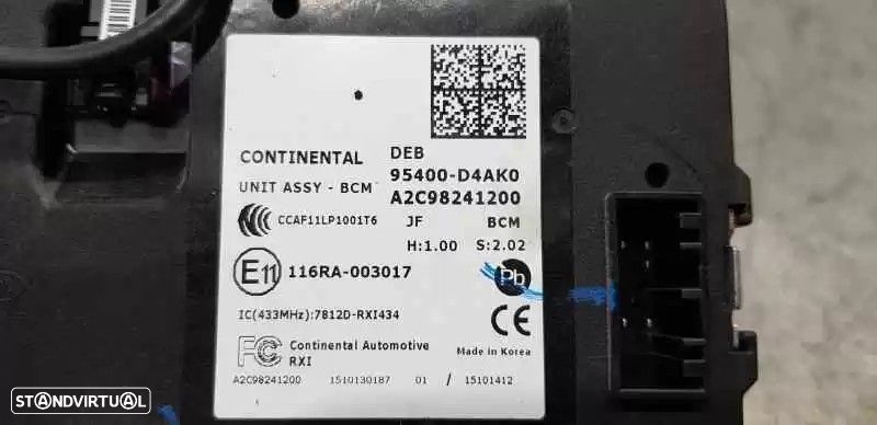 MODULO ELECTRONICO KIA OPTIMA 2015 -95400D4AK0 - 4