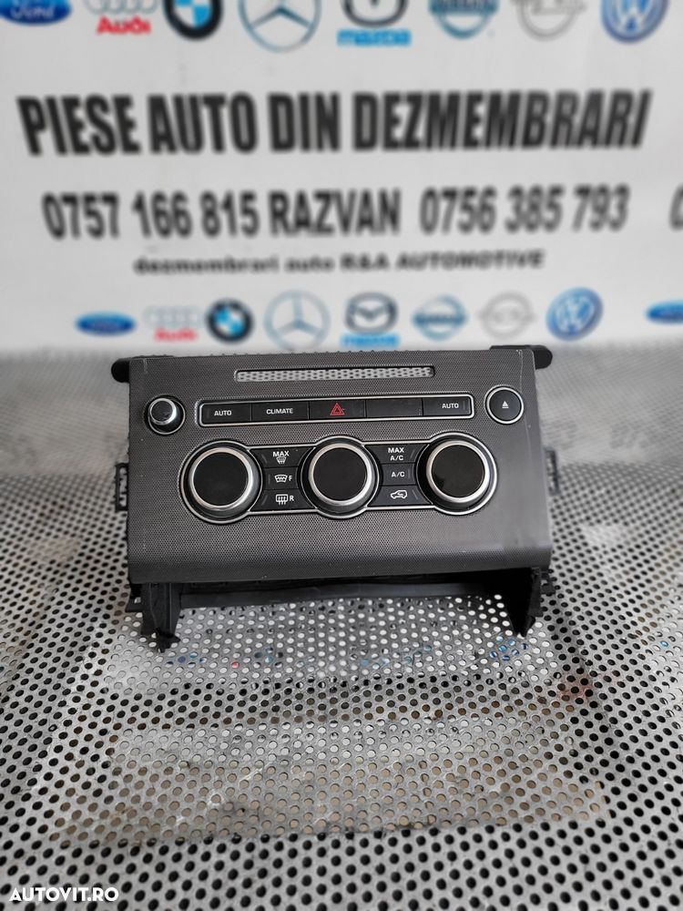 Panou Modul Comenzi Clima Climatronic Land Rover Range Rover Sport An 2014-2015-2016-2017-2018 Volan Stanga Impecabil Dezmembrez Range Rover Sport An 2014-2018 3.0 Diesel 306DT - 1