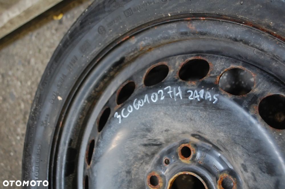 FELGA STALOWA KOŁO ZAPASOWE 3C0601027H 5X112 ET42 6.5J 205/55R16 VW PASSAT B6 B7 - 2