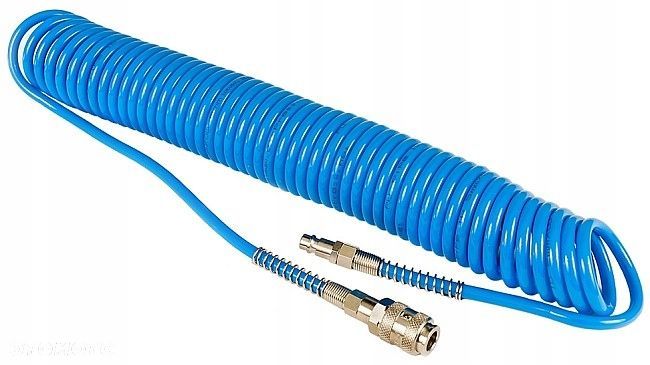 AIRPRESS WĄŻ SPIRALNY PRZEWÓD DO SPRĘŻARKI 10m 8x5 - 1