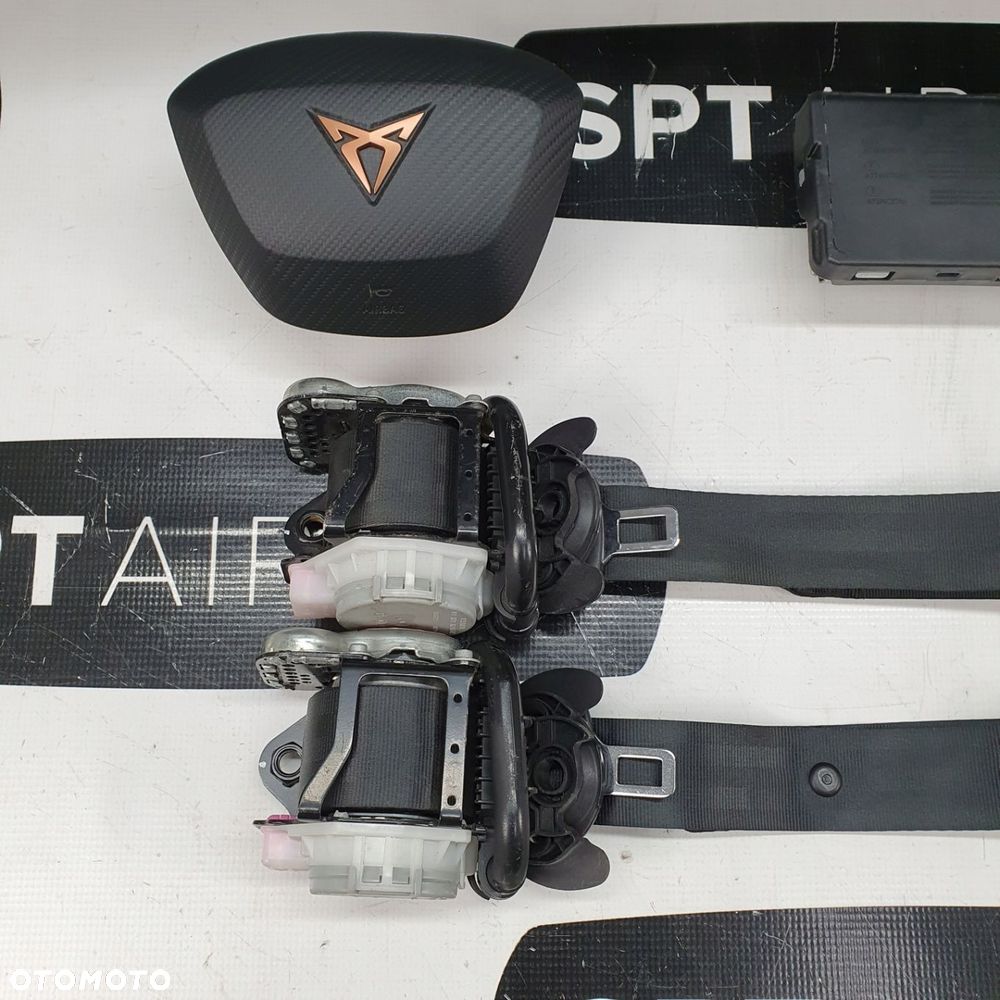 ATECA CUPRA DESKA ROZDZIELCZA KONSOLA KOKPIT PULPIT PODUSZKI AIRBAG AIR BAG PASY KIT SET - 10