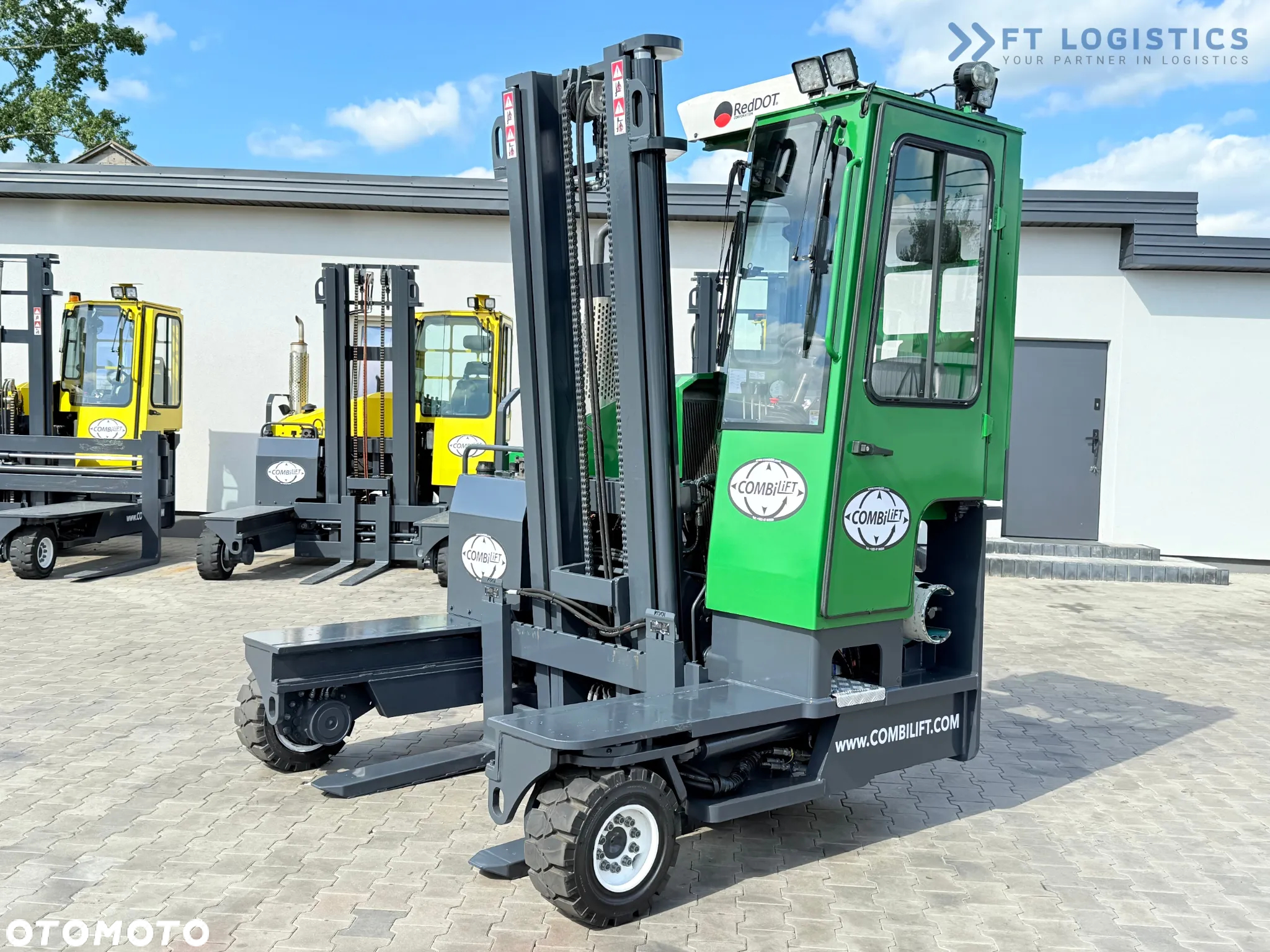 Combilift C3500 / DUPLEX 4100MM / GAS / WYSUWNE WIDŁY / KABINA / OGRZEWANIA + KLIMATYZACJA / JAK NOWY - 2