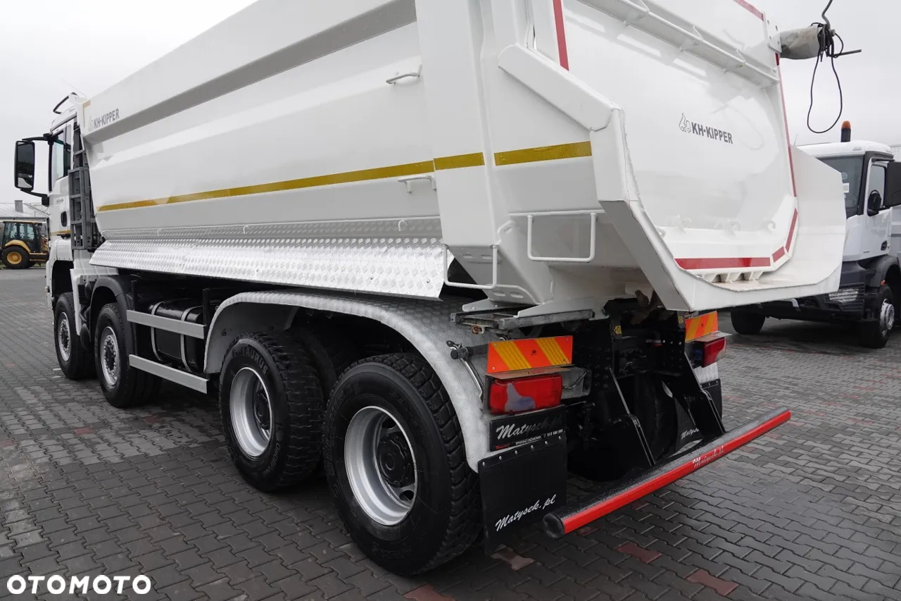 MAN TGS 41.460 / 8x8 / WYWROTKA TYLNOZSYP / MANUAL / KH-KIPPER / EURO 6 / 2019 ROK / PO KONTRAKCIE SERWISOWYM - 13