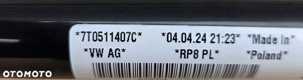 volkswagen multivan t7 stabilizator tylny tył łączniki komplet 7t0511407c - 4