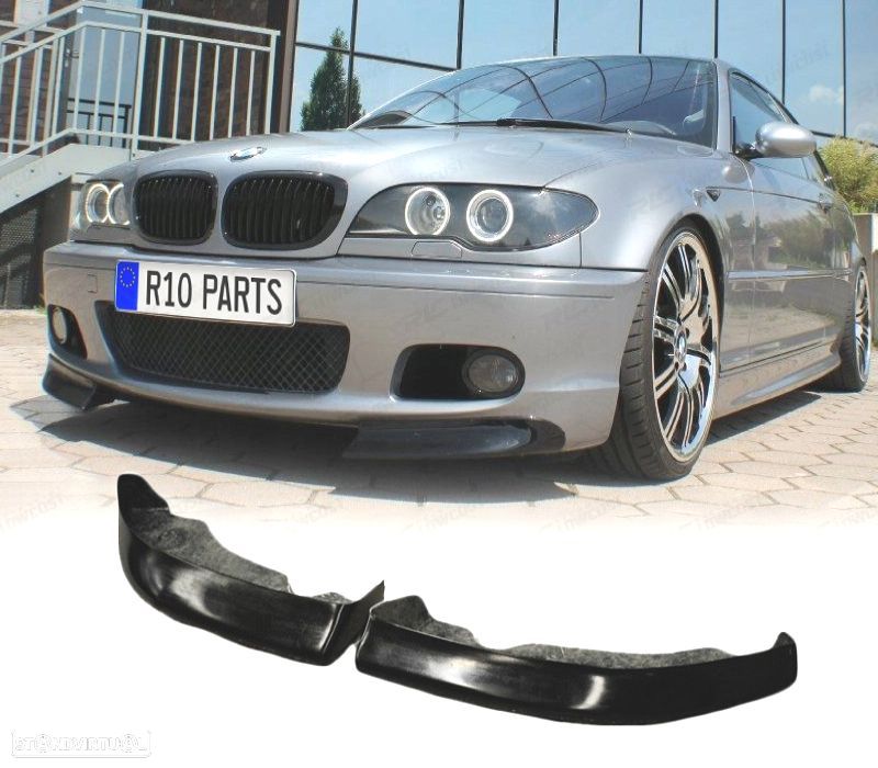 SPLITTER FRONTAL BMW E46 SEDAN 02-05 LOOK M TECH - 1