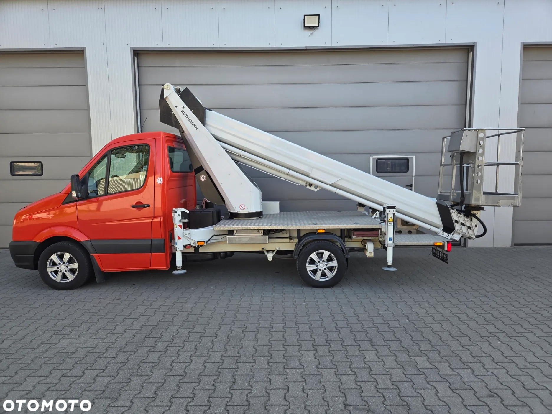 Volkswagen Crafter - 27 m - Ruthmann TB 270 Podnośnik koszowy Zwyżka jak Wumag Palfinger GSR Multite - Klima Webasto Tempomat - 2