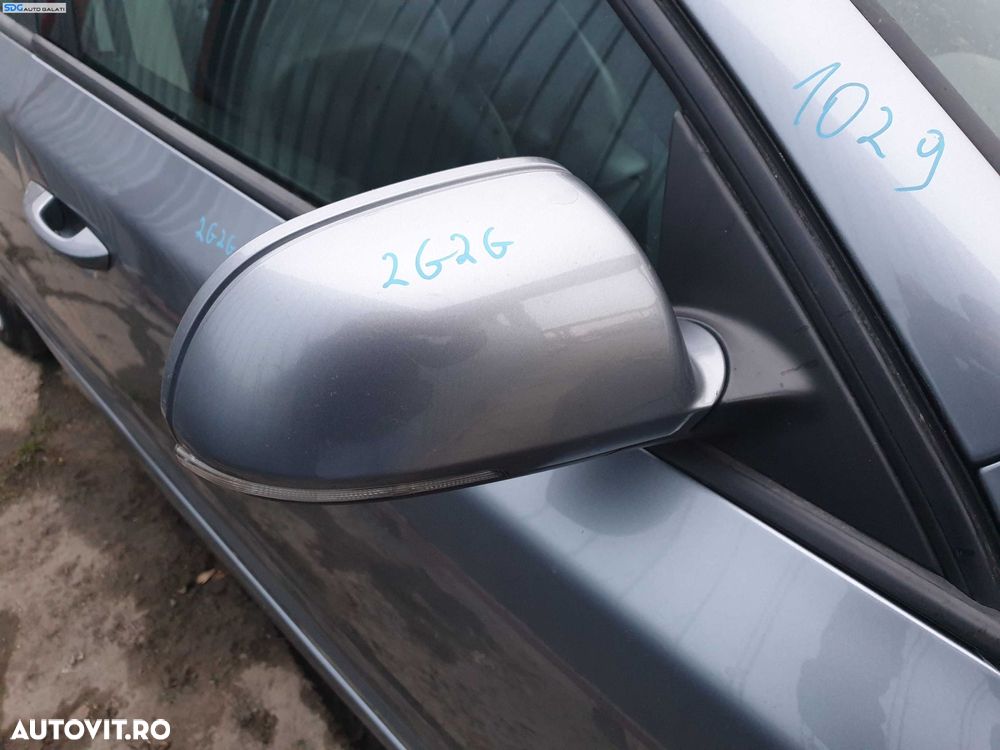 Oglinda Dreapta Electrica FARA Pliere Rabatare Skoda Superb 2 2008 - 2013 Culoare LF8L [K8915] - 1