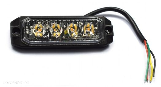 lampa 4 LED ostrzegawcza stroboskopowa 2SZT. - 2