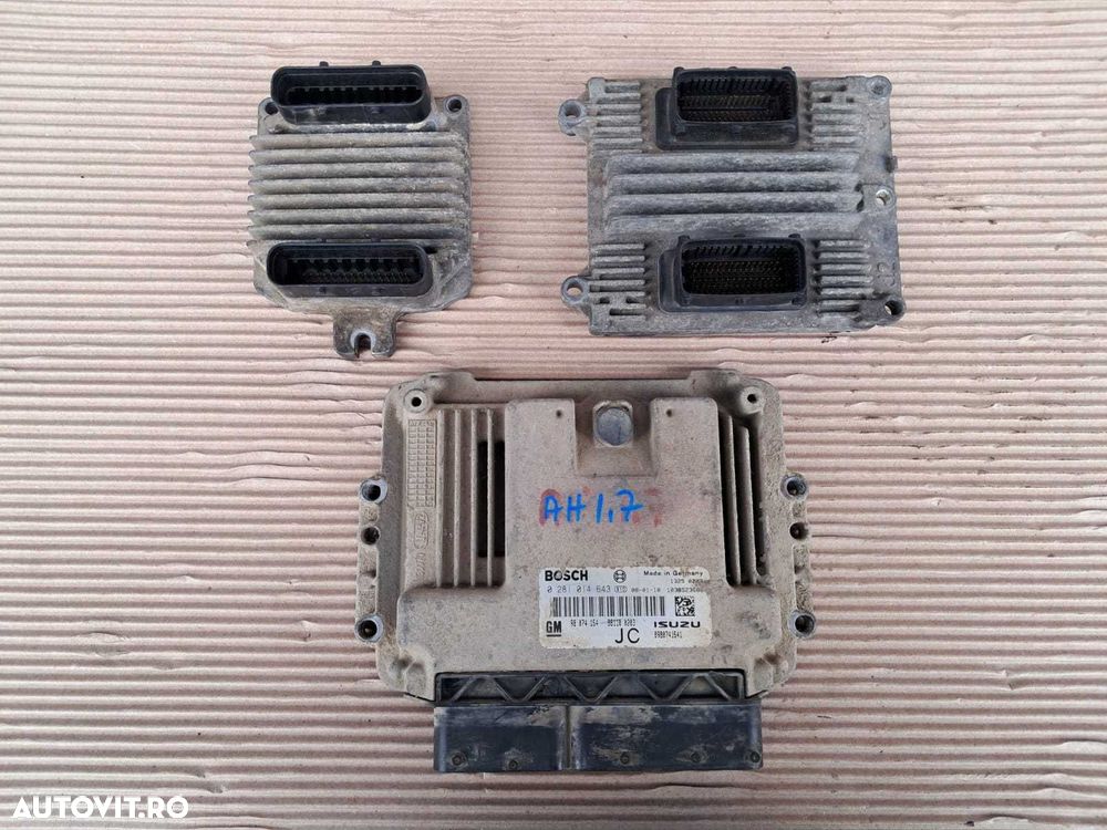 Opel Astra G H  Zafira A B Vectra B Bertone, calculator ECU - 5
