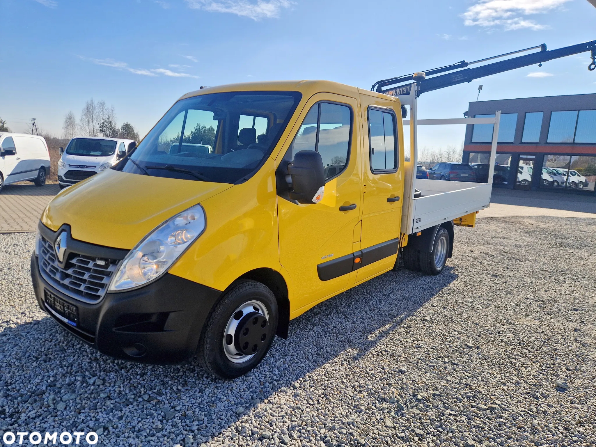 Renault MASTER 2,3 DCI 145 KONNA DOKA BRYGADÓWKA 7 OSOBOWA HDS HIAB 1000KG KLIMA 3,3M SKRZYNIA 104T/KM PRZEBIEGU GWARANCJA BLIŻNIAKI DO 3,5T - 33