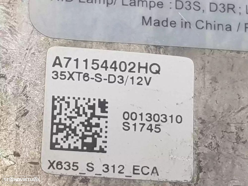 CENTRALINA FARÓIS XENON JAGUAR XF SPORTBRAKE 2014 -A71154402HQ - 4